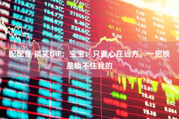配配查 搞笑GIF：宝宝：只要心在远方，一把锁是锁不住我的